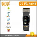 1d 2d handheld barcode scanner pda with wireless printer nfc rfid 1