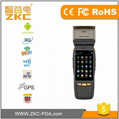 1d 2d handheld barcode scanner pda with wireless printer nfc rfid