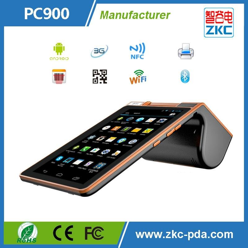 7 inch android wireless daul touch screen QR code payment pos terminal
