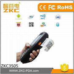 Buses ticket printing handheld pda with barcode scanner