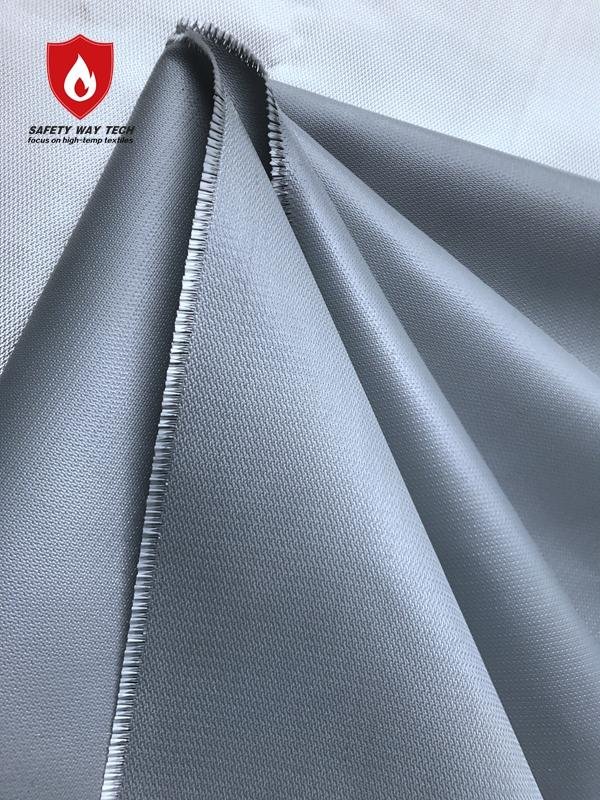 Coated Glass Fibre Fabrics 15oz 0.43mm Silicone Coated Fiberglass Cloth  2