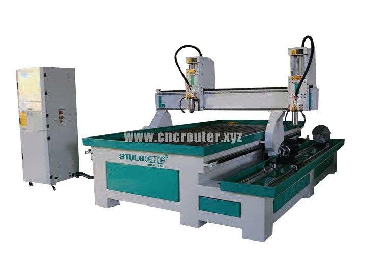 4 Axis Rotary Woodworking Machine