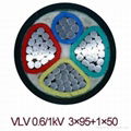 Aluminum Conductor XLPE Insulated PVC Sheathed Armored Steel Wire Power Cable 