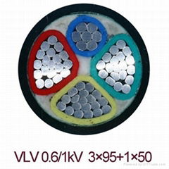 Aluminum Conductor XLPE Insulated PVC Sheathed Armored Steel Wire Power Cable 