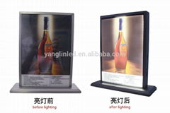 Direct Chinese New Products Hotel Restaurant Menu Lightbox Dining Table