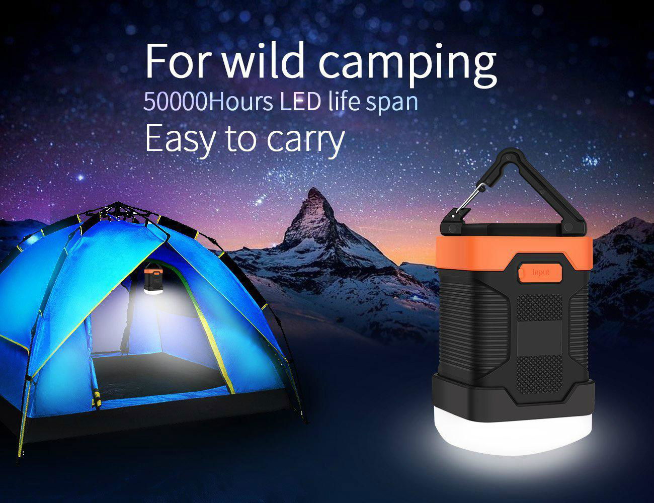 Outdoor USB Rechargeable LED Camping Lantern 5