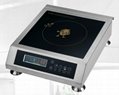 2017 new design high power 3500w induction cooker cooktop with colour LCD
