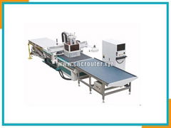 Automatic nesting CNC router