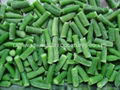 Frozen vegetables IQF Green beans cut