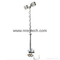 2.5m vehicle roof mount pneumatic telescopic mast lighting tower 2