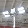 2.5m vehicle roof mount pneumatic telescopic mast lighting tower 4