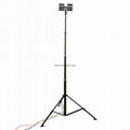 4.2m tripod mounted pneumatic telescopic mast lighting tower 1