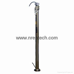 6m CCTV pneumatic telescopic mast lighting tower