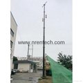 15m non-lockable pneumatic telescopic mast for mobile telecommunication tower 1