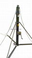 12m manual operation telescopic mast for