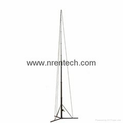 15m manual operation telescopic mast for mobile antenna