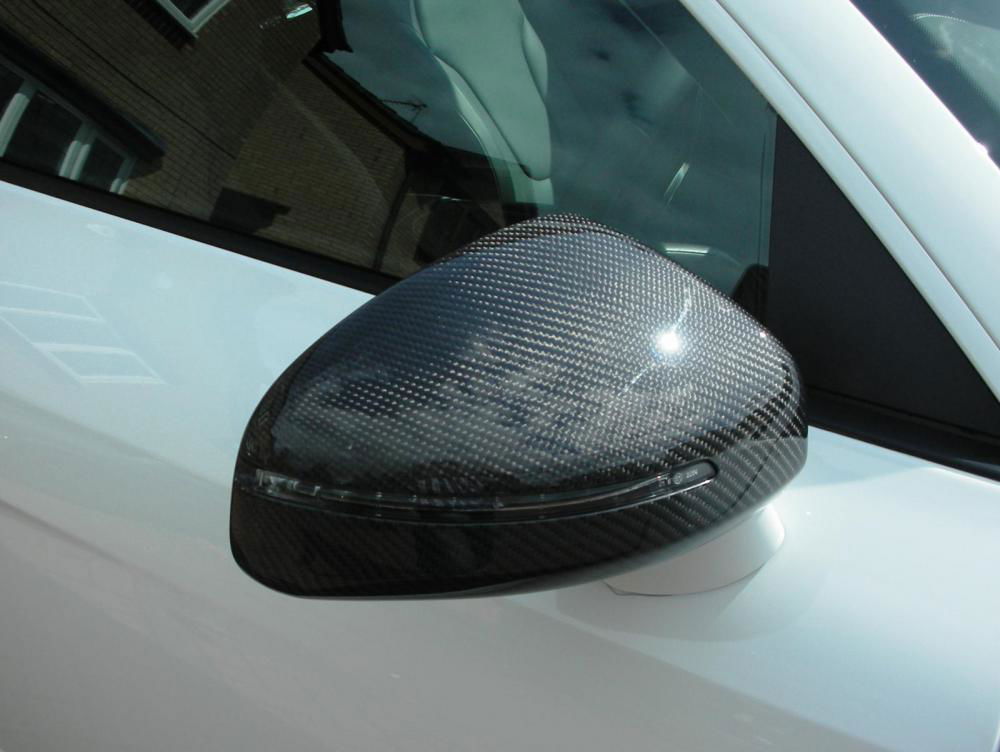 Glossy and Matte Carbon Fiber Mirror Cover 3