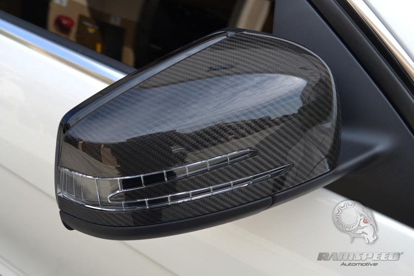 Glossy and Matte Carbon Fiber Mirror Cover