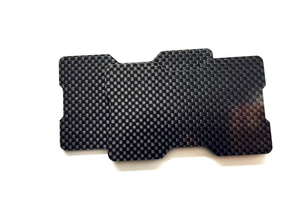 Carbon fiber money and card holder 2