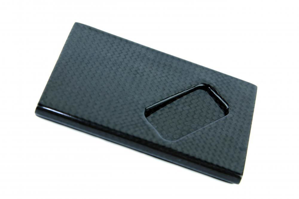 Carbon fiber card holder