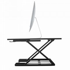 Monitor Riser Gas Spring Adjustable Height Sit to Stand Desk 