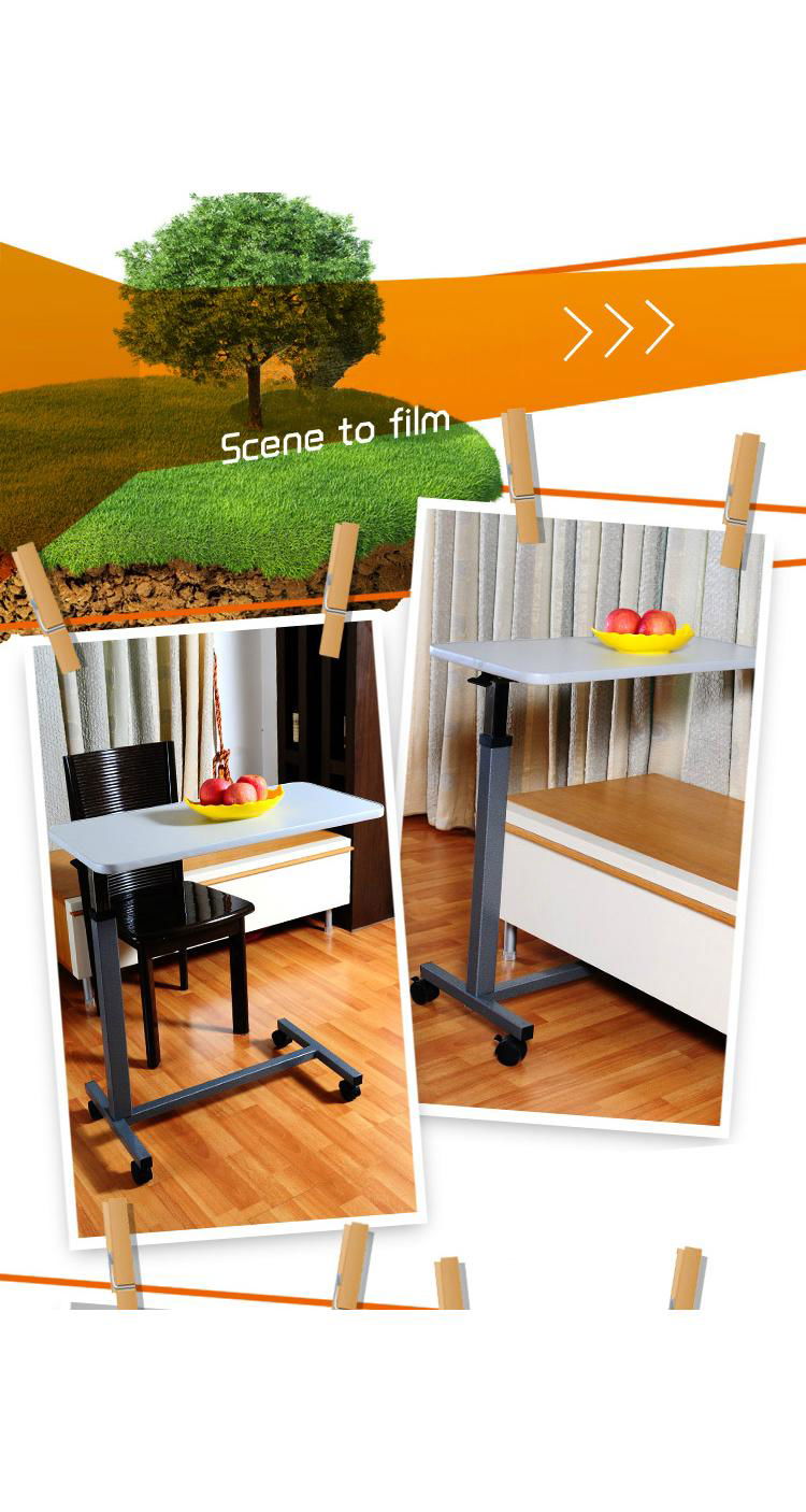 Height Adjustable Standing Lifting Desk With Wheels