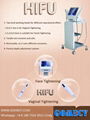 HIFU anti age vaginal care 2 in 1 skin ligtening face lifting beauty machines