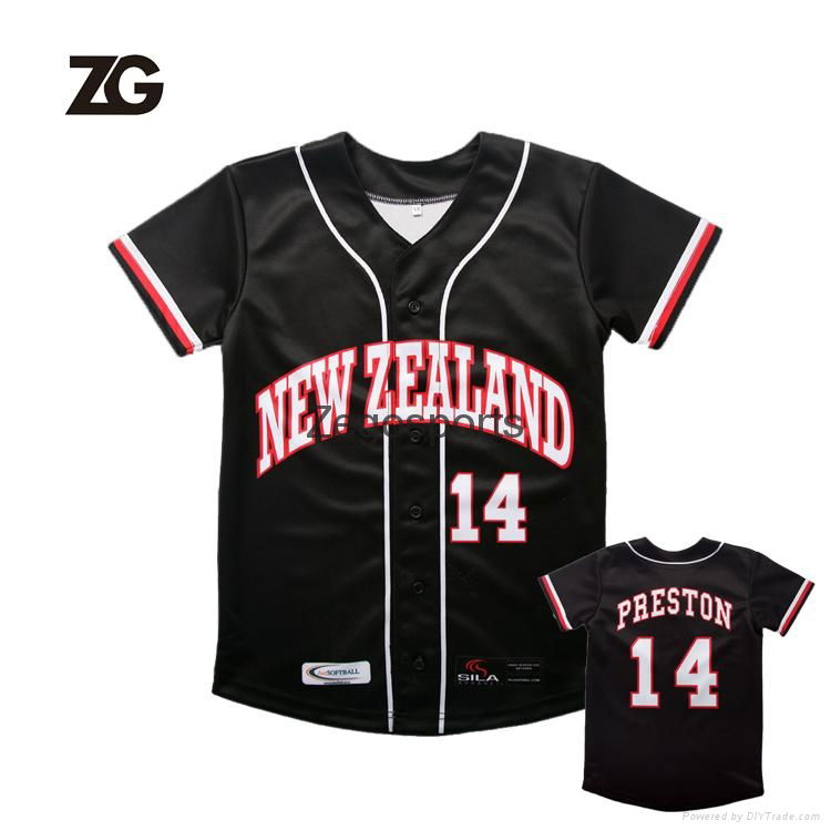 Sublimation 100% Mesh Polyester Fashion Baseball Jersey Baseball Gear