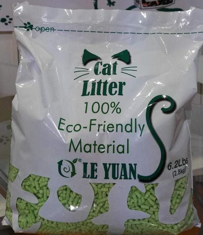 Natural tofu cat litter green tea flavor LYGT LeYuan Cat Litter