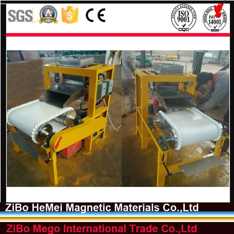 Dry Magnetic Separator for Silica Sand,Minerals, Chemical High GS 17000-18000GS  5