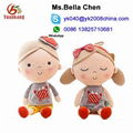 China FACTORY IMPORT stuffed couple toy baby plush dolls