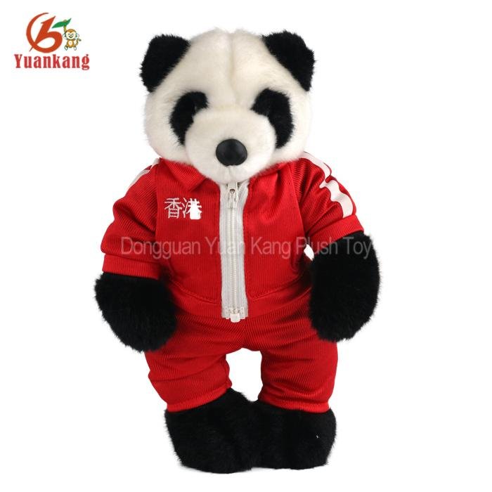 EN71 certified Cuddly soft toy bear Plush 18 inch Panda - Black and White