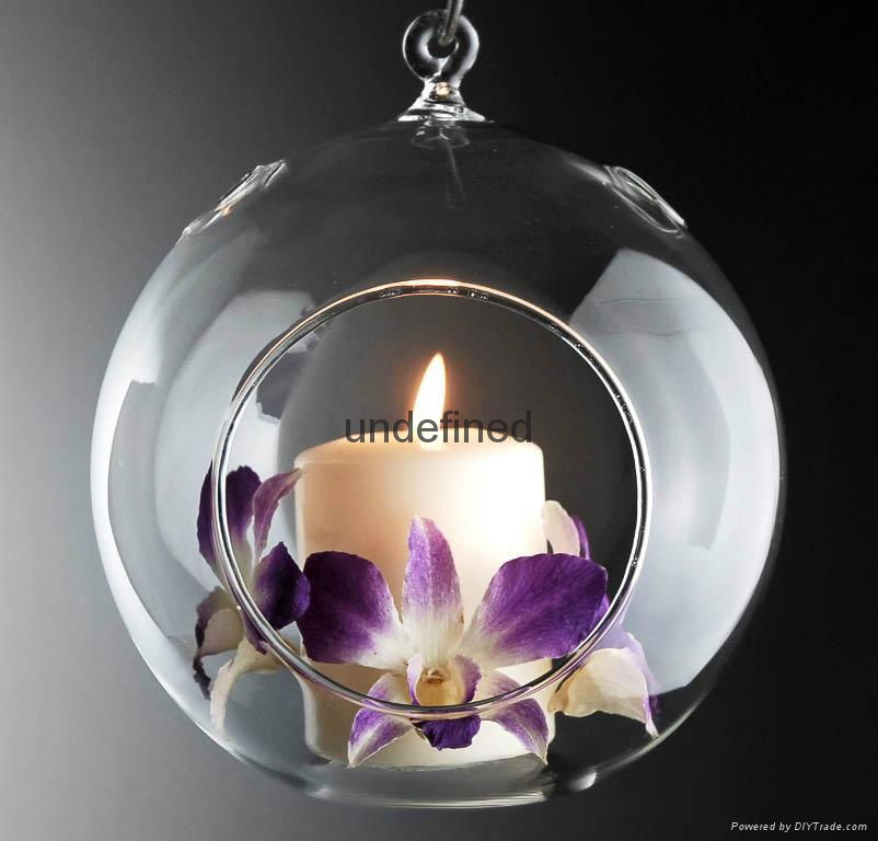 Christmas candle holder glass candle holder birthday gift CP012