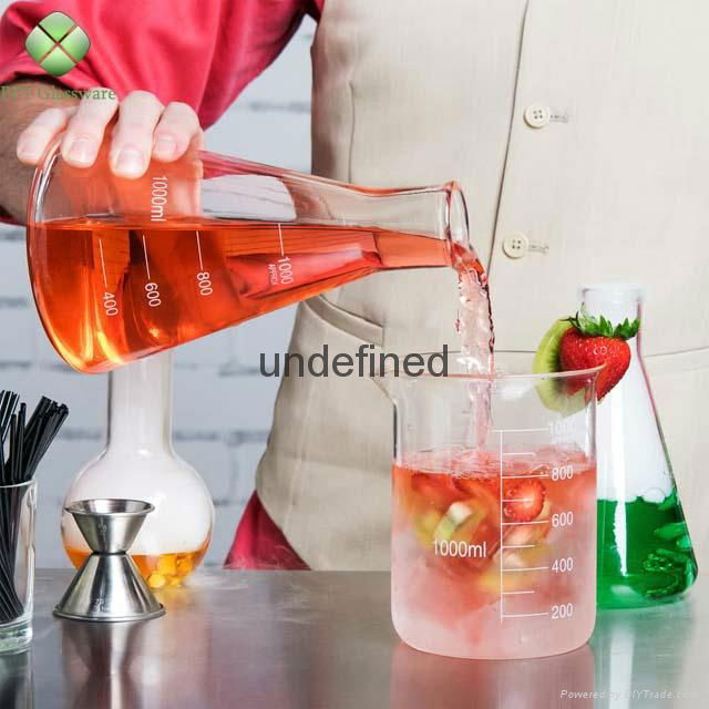  Heat Resistant Borosilicate glass Beaker glass flask glass tube lab glass 4