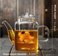 Wholesale glass tea set glass coffee set for restarant and hotel 3