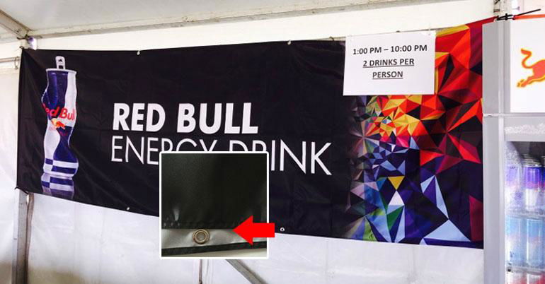 sublimation printing outdoor  fabric banner 