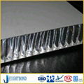 Aluminum honeycomb panel for building