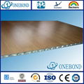 Wood Grain Aluminum Honeycomb Panel for Exterior Use 1