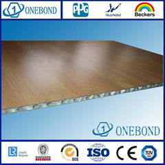 Wood Grain Aluminum Honeycomb Panel for Exterior Use