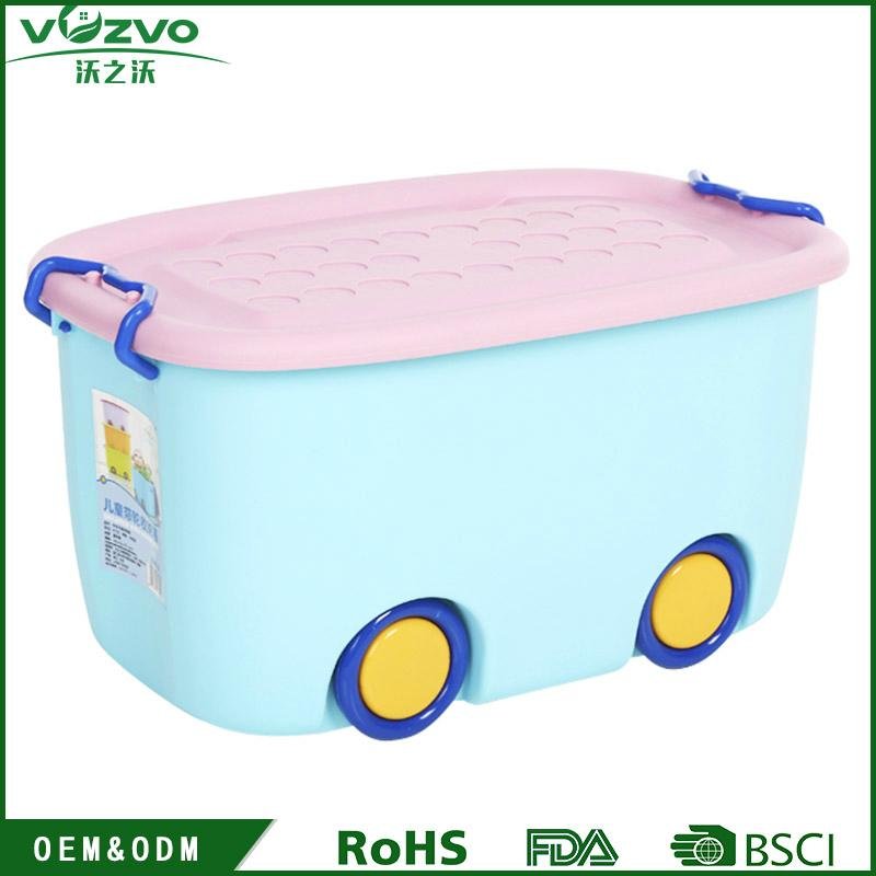 small heavy-duty clean pp plastic waterproof kids toy organizer storage box 