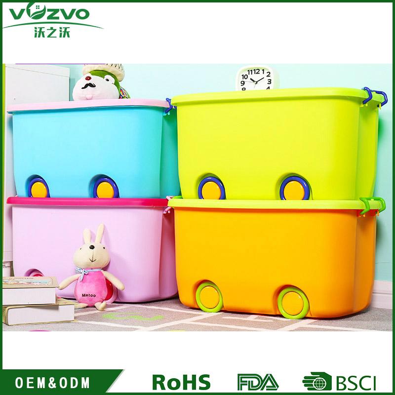 small heavy-duty clean pp plastic waterproof kids toy organizer storage box  4