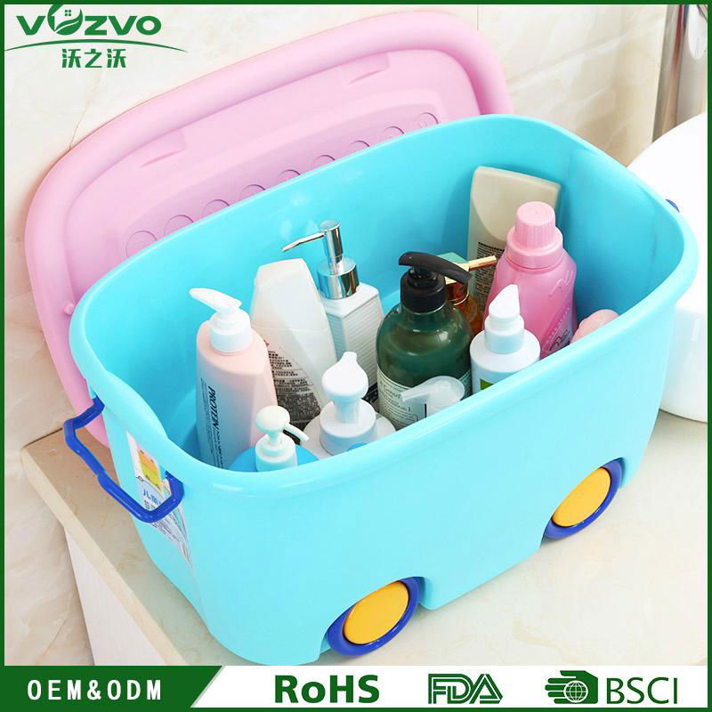 small heavy-duty clean pp plastic waterproof kids toy organizer storage box  5