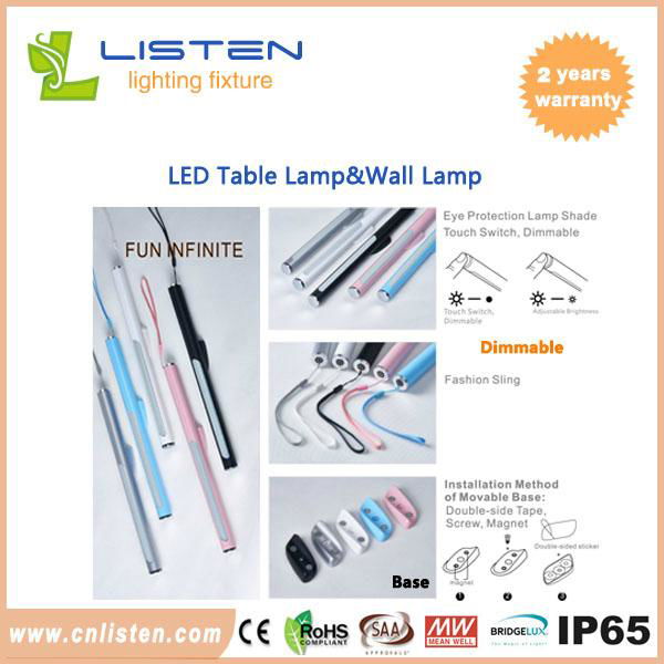 Bright LED table lamp LED wall lamp Flexible Computer Lamp Laptop PC Desk Book R 4