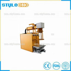 Gold color protable mini 20W laser marking machine for sale