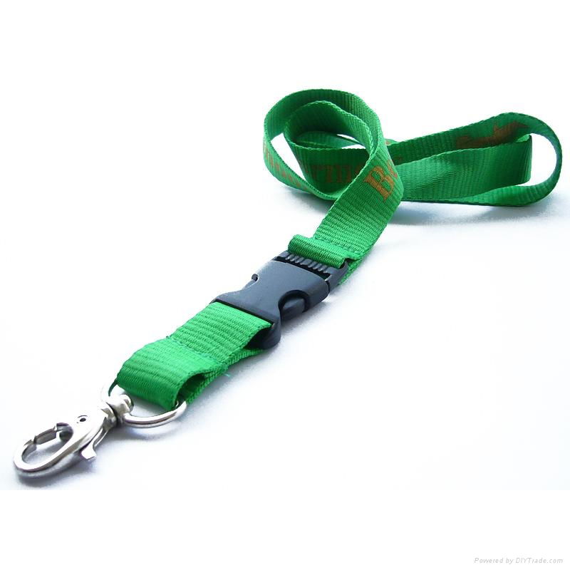 promotional polyester lanyard strap with custom logo