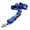 promotional polyester lanyard strap with custom logo 4