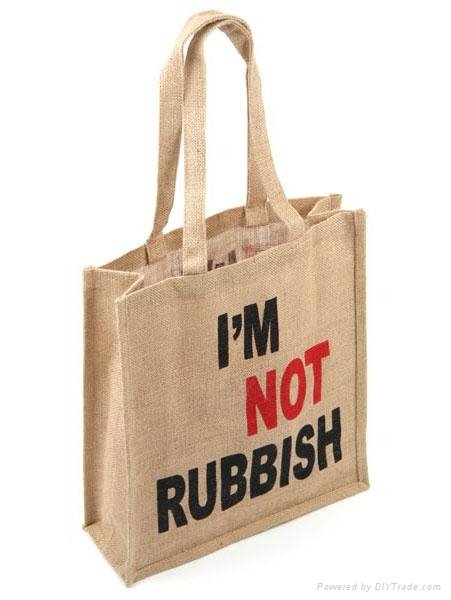 custom printed jute bags with various designs and colors for promotional purpose 3