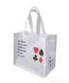 Custom promotional nonwoven shopping bag with silk screen printing 2