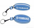 promotional EVA keychain with custom shape and logo 5