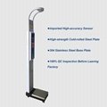 Coin operated height weight BMI measuring instrument ultrasonic body scale